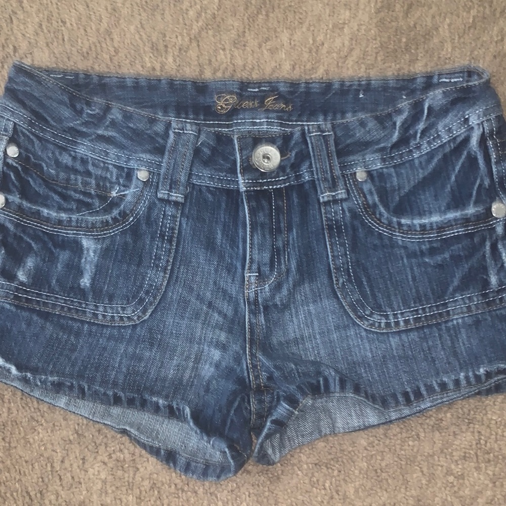 Guess Jeans blue Jean shorts size 28 waist 2/$15
